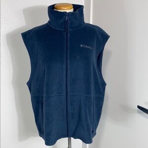 Columbia Navy Blue Fleece Vest